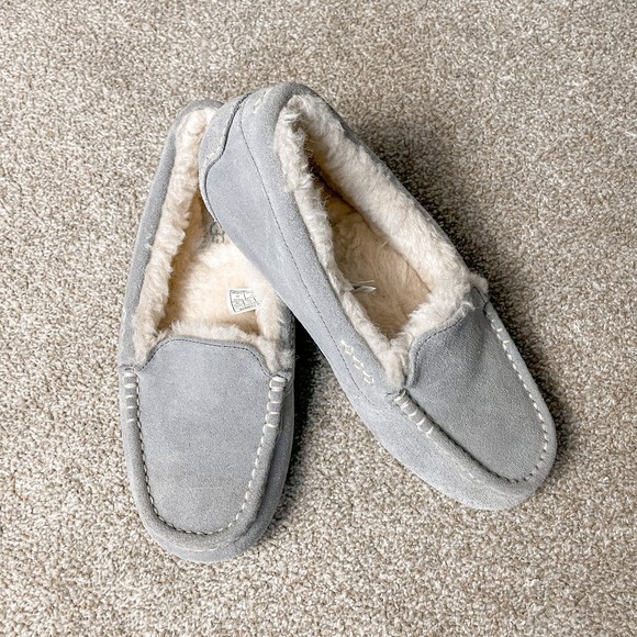 UGG Shoes Ugg Womens Us 9 Ansley Suede Slippers Light Grey 16878